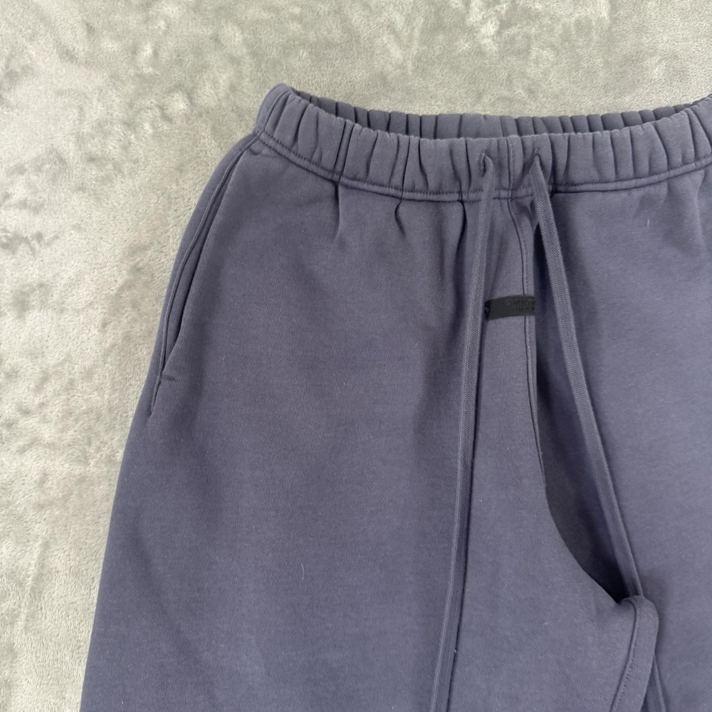 Fear Of God Essentials Sweatpants Mens XS Gray Fleece Joggers Logo Elastic Waist - Picture 6 of 16